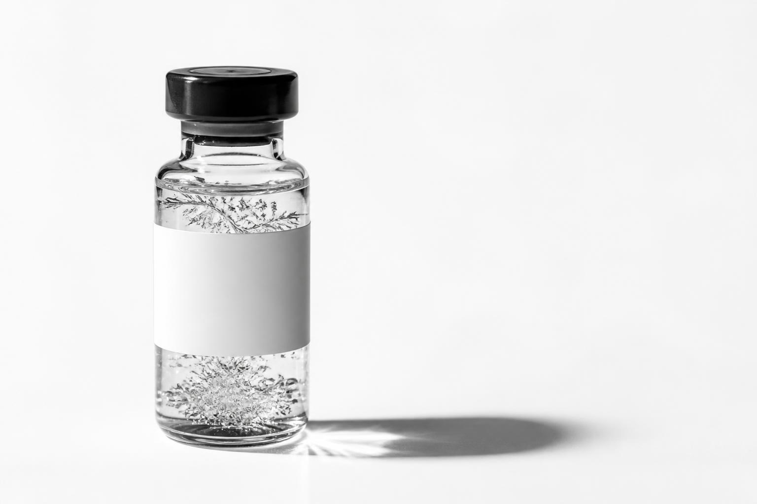 Precision peptide research vial